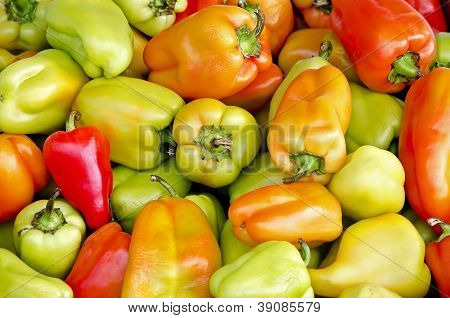Färgade Paprika