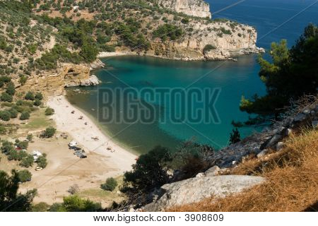 Stranden ved Thasos Grækenland