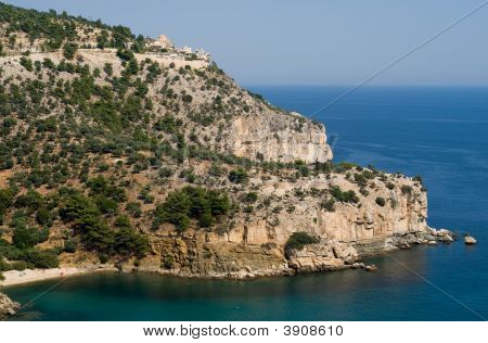 Saint Ærkeengle kloster på Thassos Island Grækenland