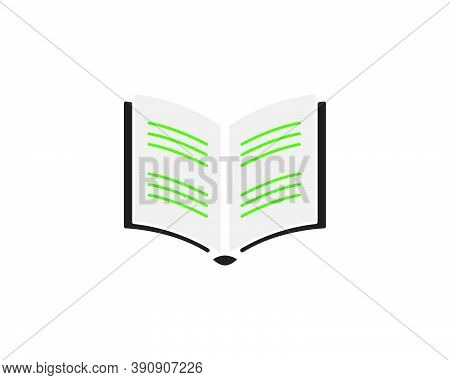 Book Logo Template Vector Illustration