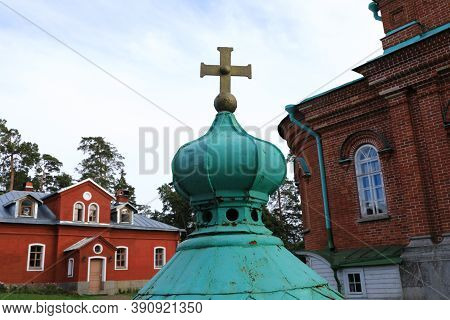 Courtyard Of Valaam Monastery