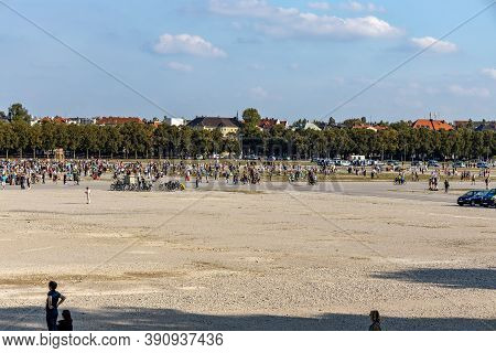 Demonstration In Theresienwiese, Munich, Germany On The 12.09.2020, Protest Against Corona Regulatio