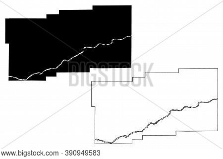 Nance County, Nebraska (u.s. County, United States Of America, Usa, U.s., Us) Map Vector Illustratio