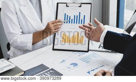 President and the marketing staff of the company convened the earnings revenue and analysis of real 