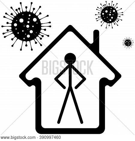 Corona Virus Poster Design.save Planet From Corona Virus.stay Safe, Stay Home.prevention From Virus.