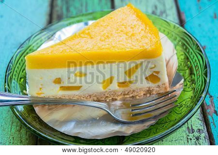 Lemon cheesecake
