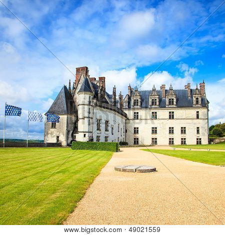 Amboise Castle, Leonardo Da Vinci Tomb. Loire Valley, France