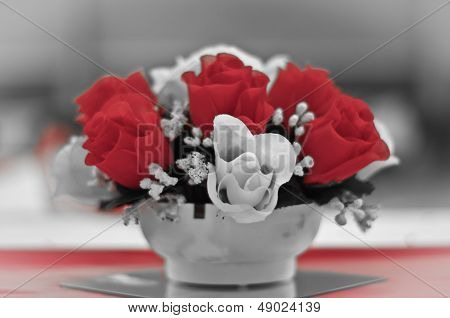 Roses in a Bowl