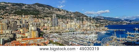 cidade de Porto do Principado de Mônaco e monte carlo, no sul da França