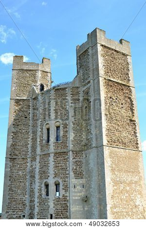 Close view of norman keep