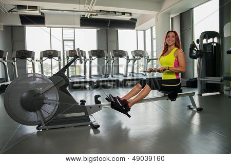 Young Woman Doing Back Exercises