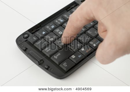 black keyboard