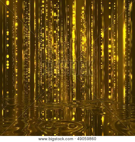 Pluie d'or.