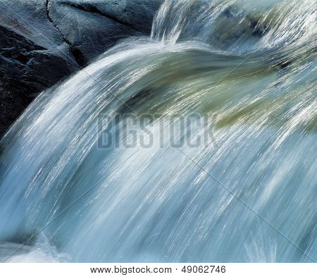 Vandfald close-up