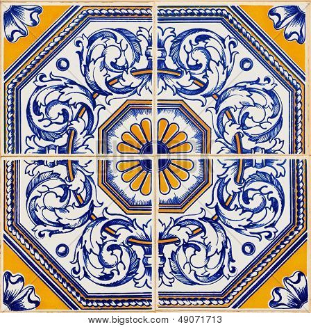 Traditional Portuguese Azulejos