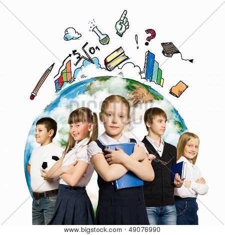 Gruppe von Kindern