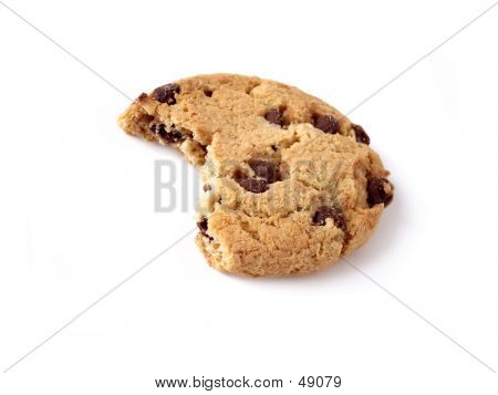 Chocolate Chip Cookie - Bite Taken (Pfad inbegriffen)