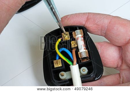 Zapojení anglický plug.