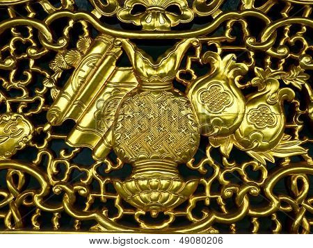 Ornament in Bai Dinh temple