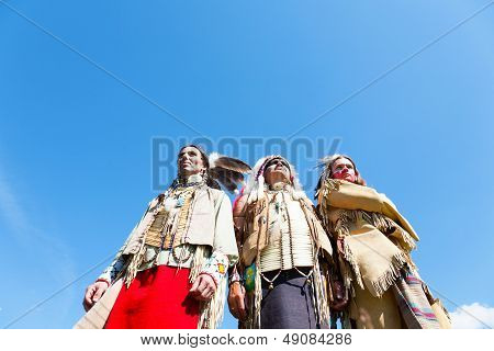 Groep van Noord-Amerikaanse Indianen