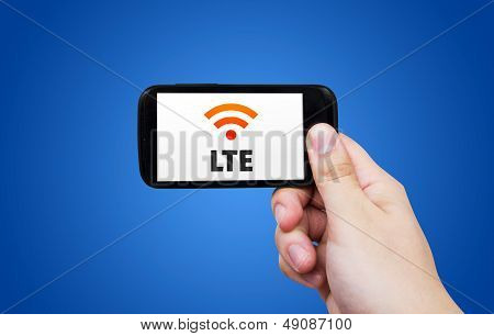 LTE de alta velocidade conexão de internet móvel.
