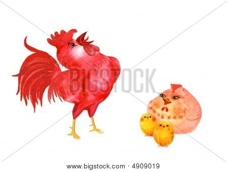 ระกาและไก่