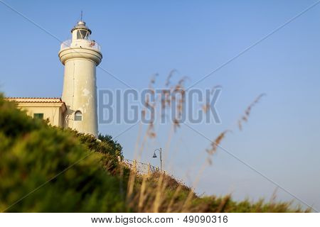 Capo Circeo fyrtårn i Italien