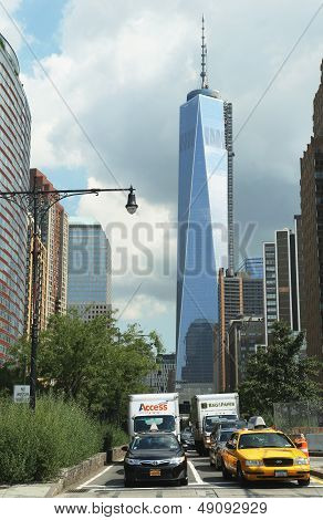 Freedom Tower in Lower Manhattan