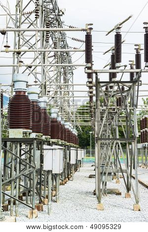 Power station for making electric energy
