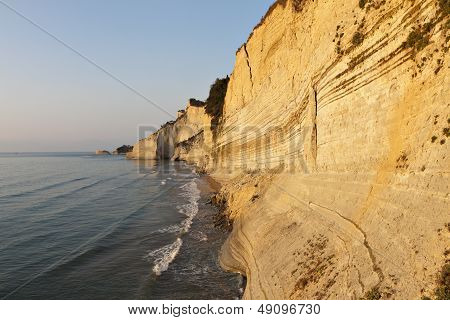 Logas beach at Corfu, Greece
