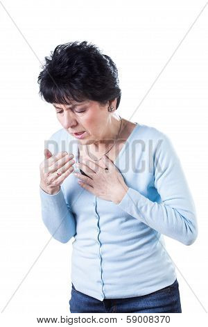 Old Woman With Flu