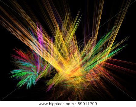 Abstract fractal illustration
