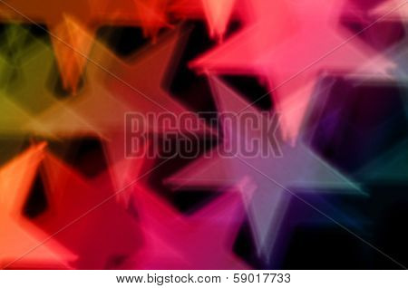 Star Shape Abstract Background
