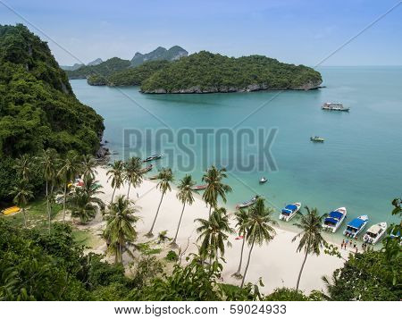 beach and island