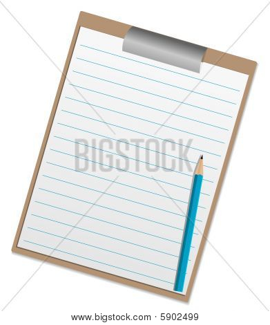 clipboard with space for your text