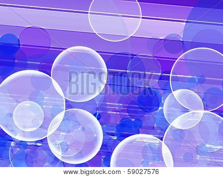 Blue Violet Bokeh Abstract Light Background