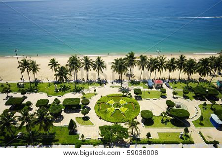 Beach Scene, Tropics, Pacific Ocean, Natrang Vietnam