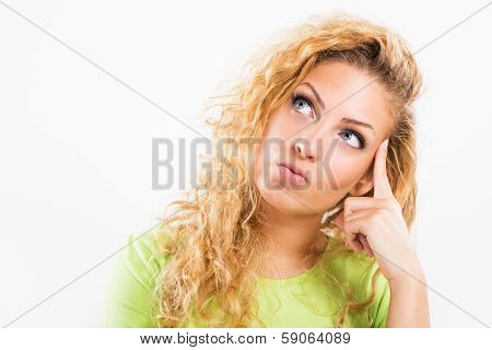 Thinking and looking up