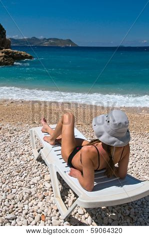Woman On The Beach