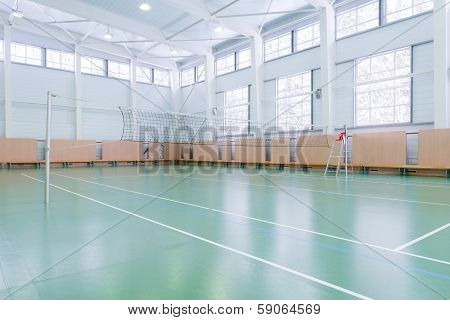 Indoors tennis court