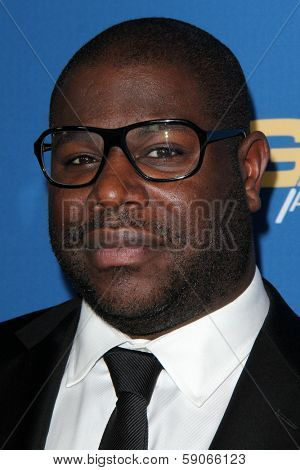 LOS ANGELES - JAN 25:  Steve McQueen at the 66th Annual Directors Guild of America Awards at Century Plaza Hotel on January 25, 2014 in Century City, CA
