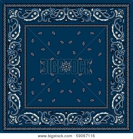 Blue bandana