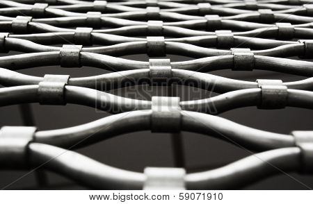 Prison fence - shallow depth of field