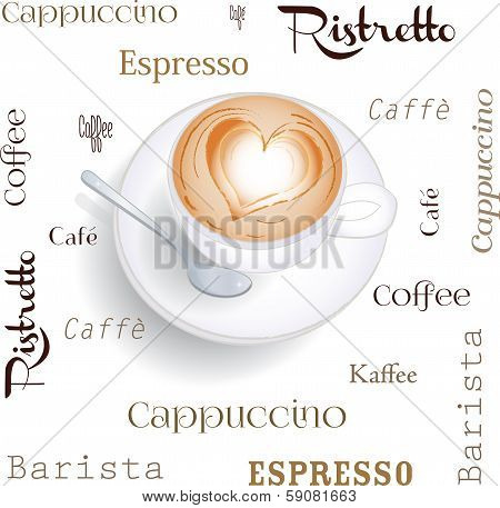 Background cappuccino