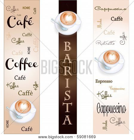 Banner cappuccino