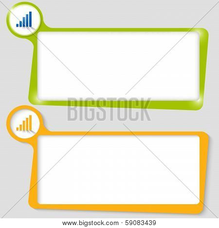 Set Two Text Boxes Vector & Photo (Free Trial) | Bigstock