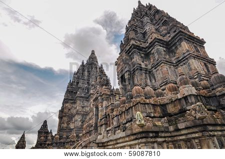 Hindu Temple Prombanan Complex In Yogjakarta In Java