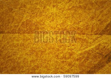 Wrinkled Orange Cardboard