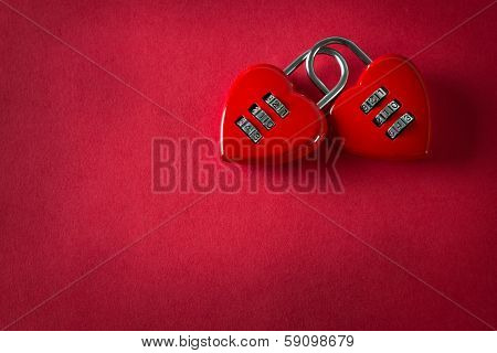 Two Love Padlock
