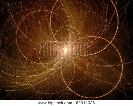 Surreal Vortex Light Spin